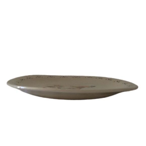 Staffordshire Old Granite Sun Up Platter Serving Johnson Brothers Rooster Vtg - Picture 10 of 13